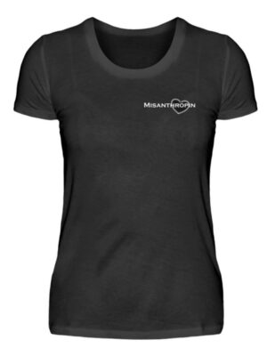 Misanthropin Damenshirt Spruch lustig gemein