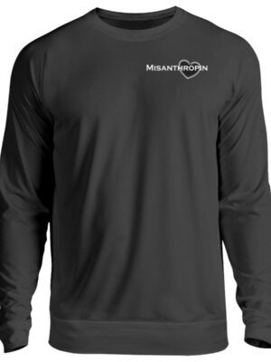 Misanthropin Sweater lustiger Spruch Pullover