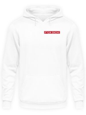 F*ck dich - weiß - Hoodie