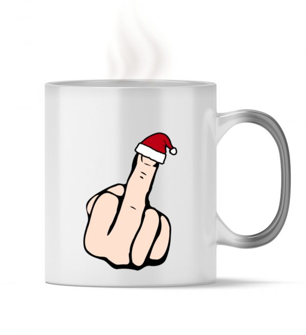 Weihnachten Tasse Geschenk fies Mittelfinger