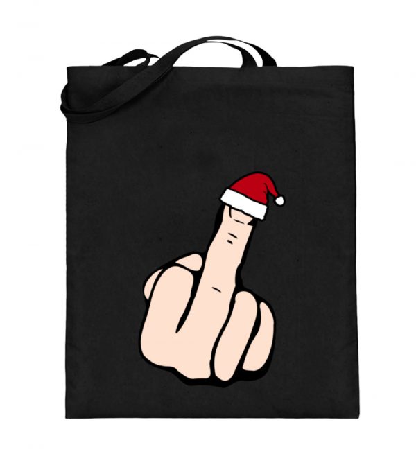 Mittelfinger Jutebeutel Weihnachtsgeschenk Tasche