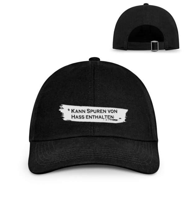 Spuren von Hass - Mütze - Organic Baseball Kappe mit Stick-16