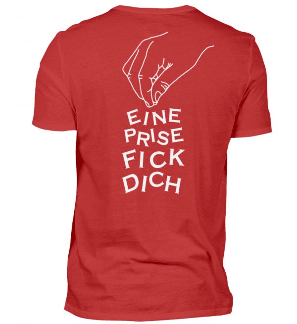Backprint - Eine Prise Fick Dich - Herren Shirt-4