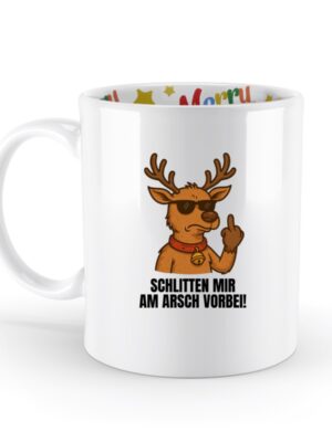 Schlitten-Rentier - Tasse-3