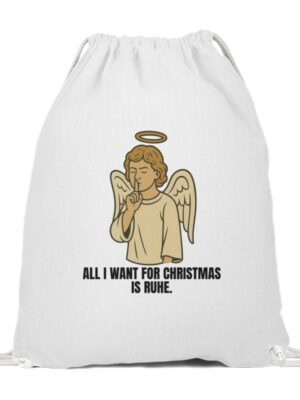 Ruhe-Weihnachten - Baumwoll Gymsac-3