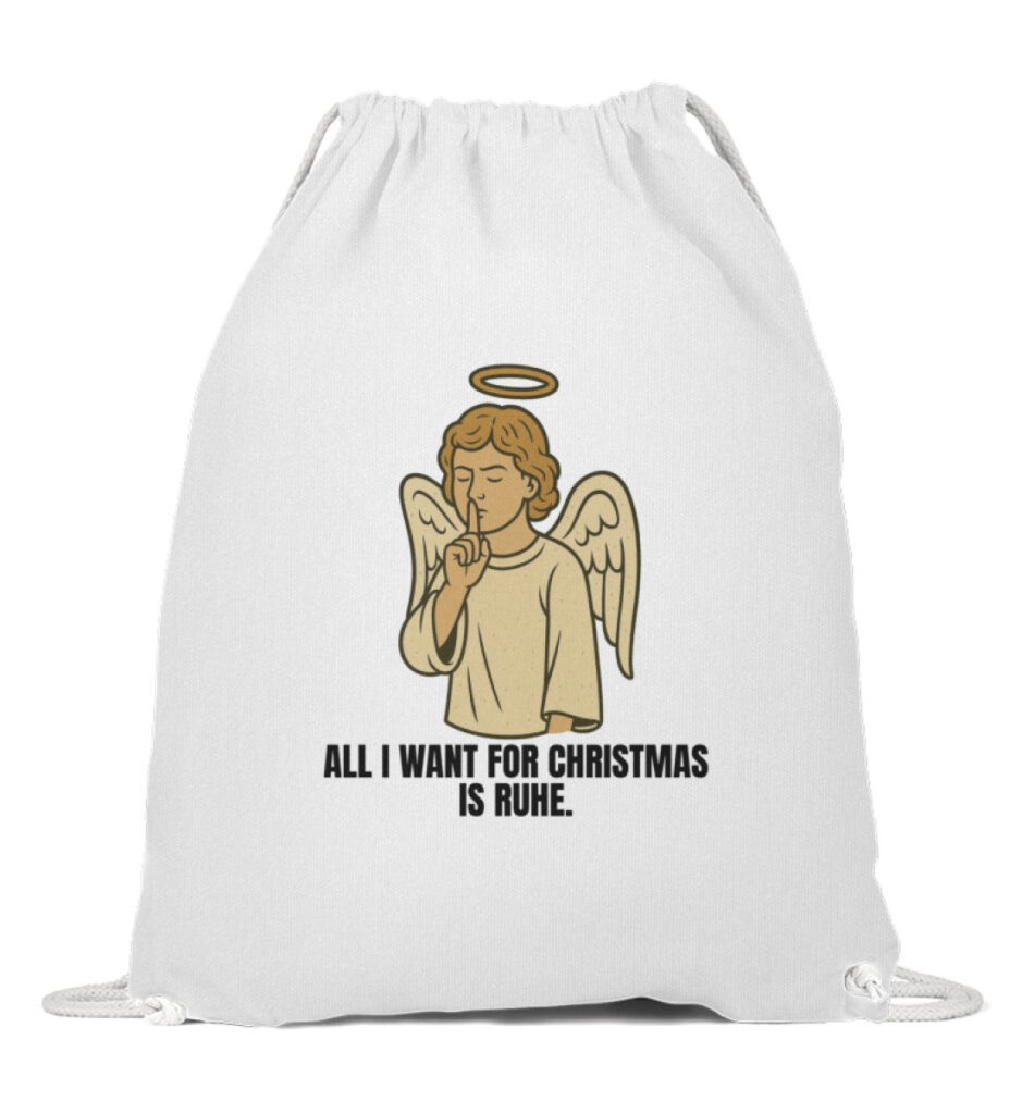 Ruhe-Weihnachten - Baumwoll Gymsac-3