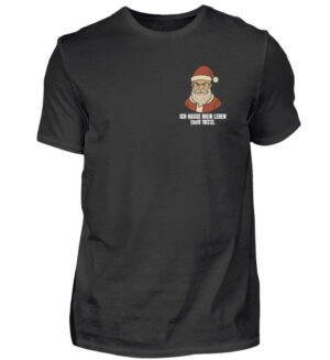 Ich hasse mein Leben. - Weihnachtsmann - Herren Shirt-16