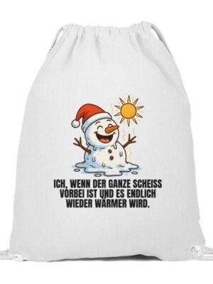 Scheiß vorbei - Tasse - Baumwoll Gymsac-3