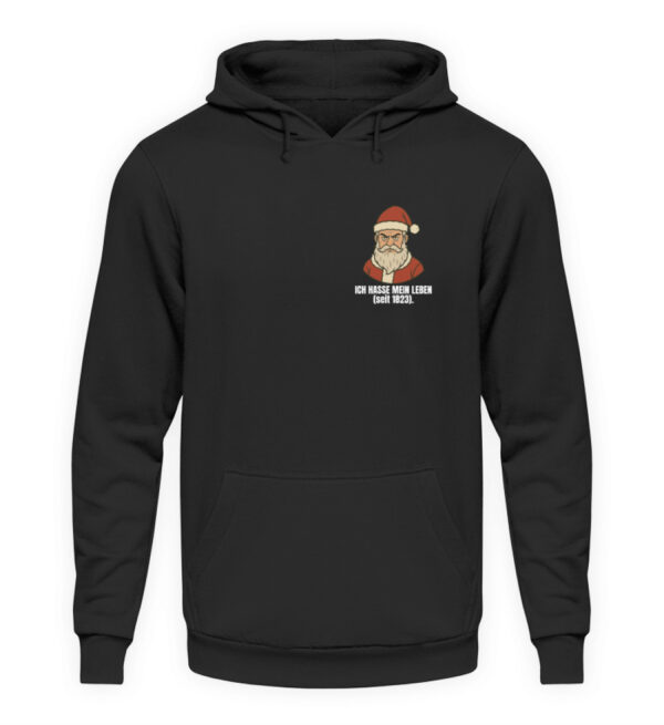 Ich hasse mein Leben. - Weihnachtsmann - Unisex Kapuzenpullover Hoodie-639