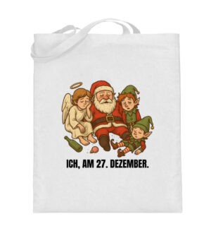 27. Dezember - Tasse - Jutebeutel (mit langen Henkeln)-3