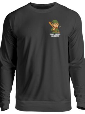 Frohes Streiten allerseits! - Weihnachts-Elf - Unisex Pullover-1624