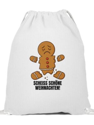 Scheiß Weihnachten - Tasse - Baumwoll Gymsac-3