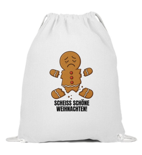 Scheiß Weihnachten - Tasse - Baumwoll Gymsac-3