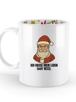 Hasse mein Leben - Weihnachtsmann - Tasse-3
