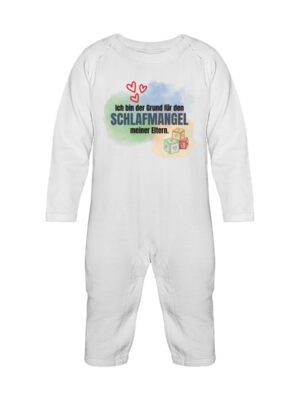 Schlafmangel - Der Grund für meine Eltern - Baby Onesie-3
