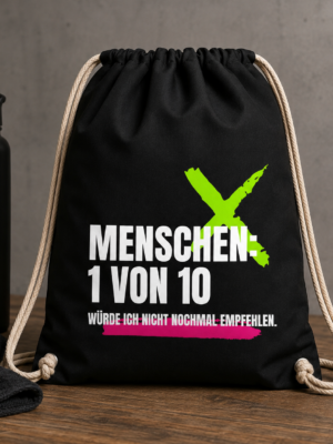 MENSCHEN – 1 VON 10 (Turnbeutel)