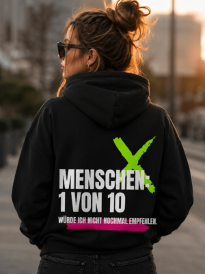 MENSCHEN – 1 VON 10 (Hoodie Unisex)