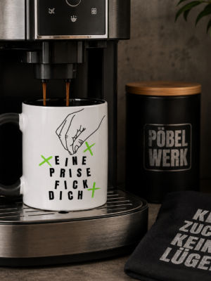 EINE PRISE FICK DICH (Tasse zweifarbig)